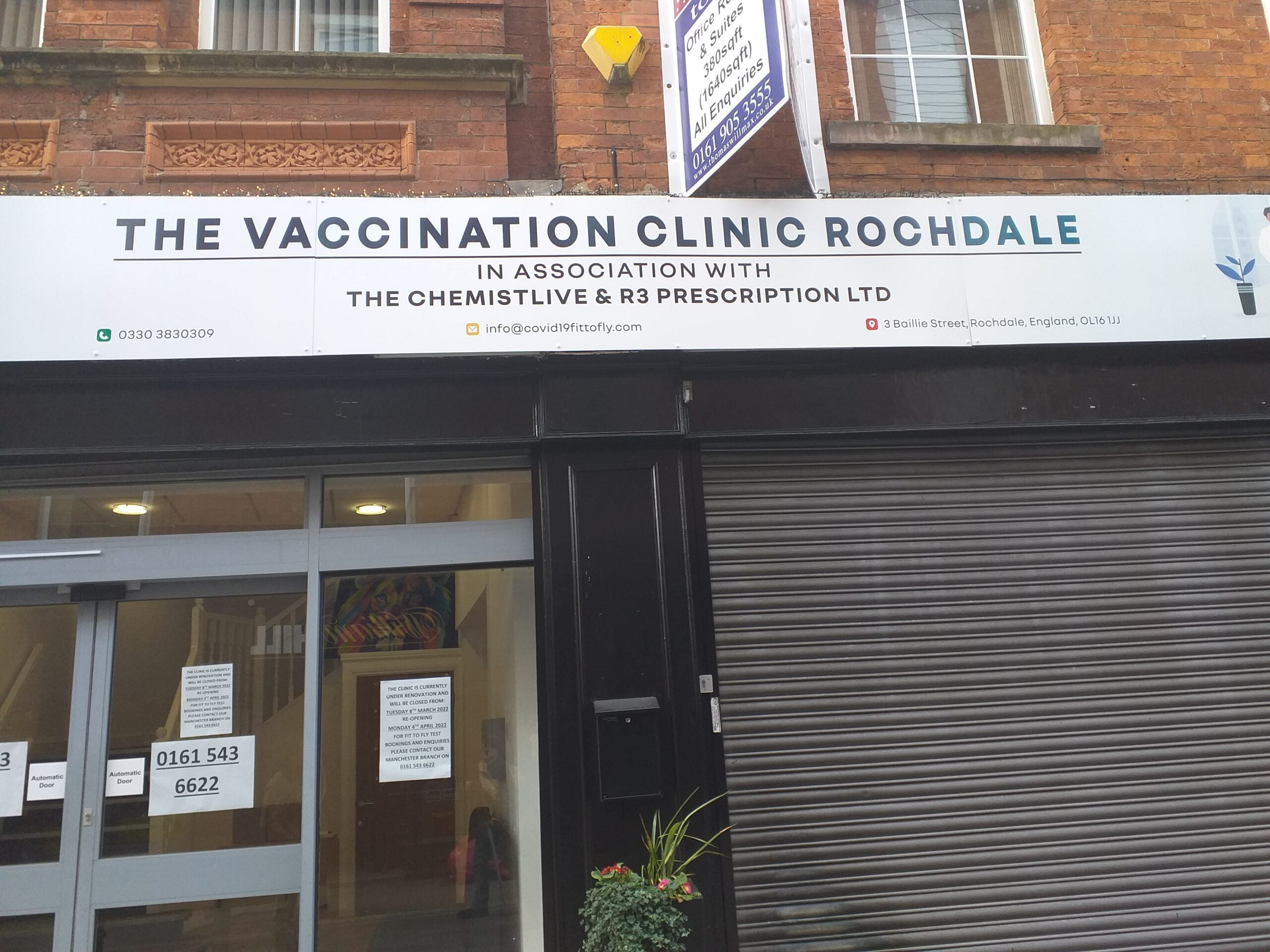 vaccination centre rochdale